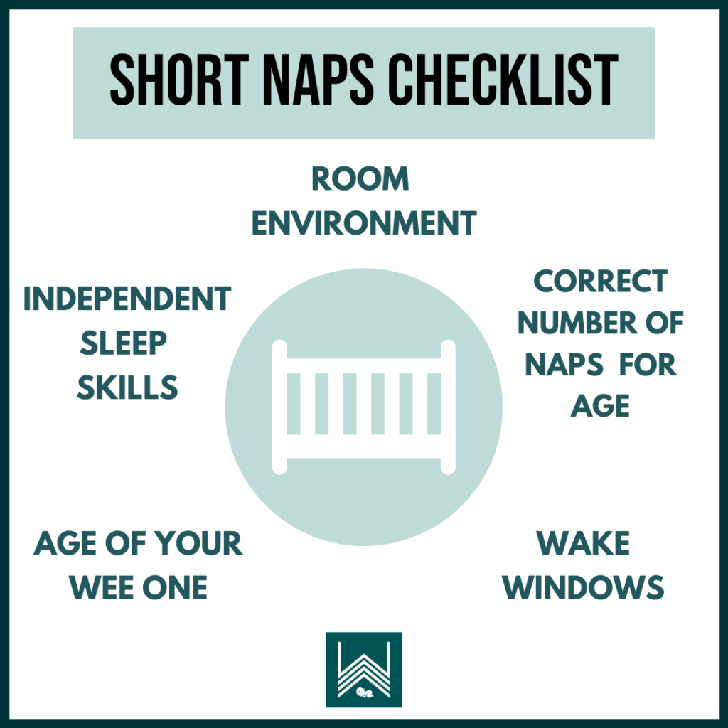 Short Naps Checklist - Well Rested Wee Ones